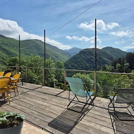 Grande Terrasse Avec Vue Entre Mediterranee Et Pays Cathare Cailla Exterior foto