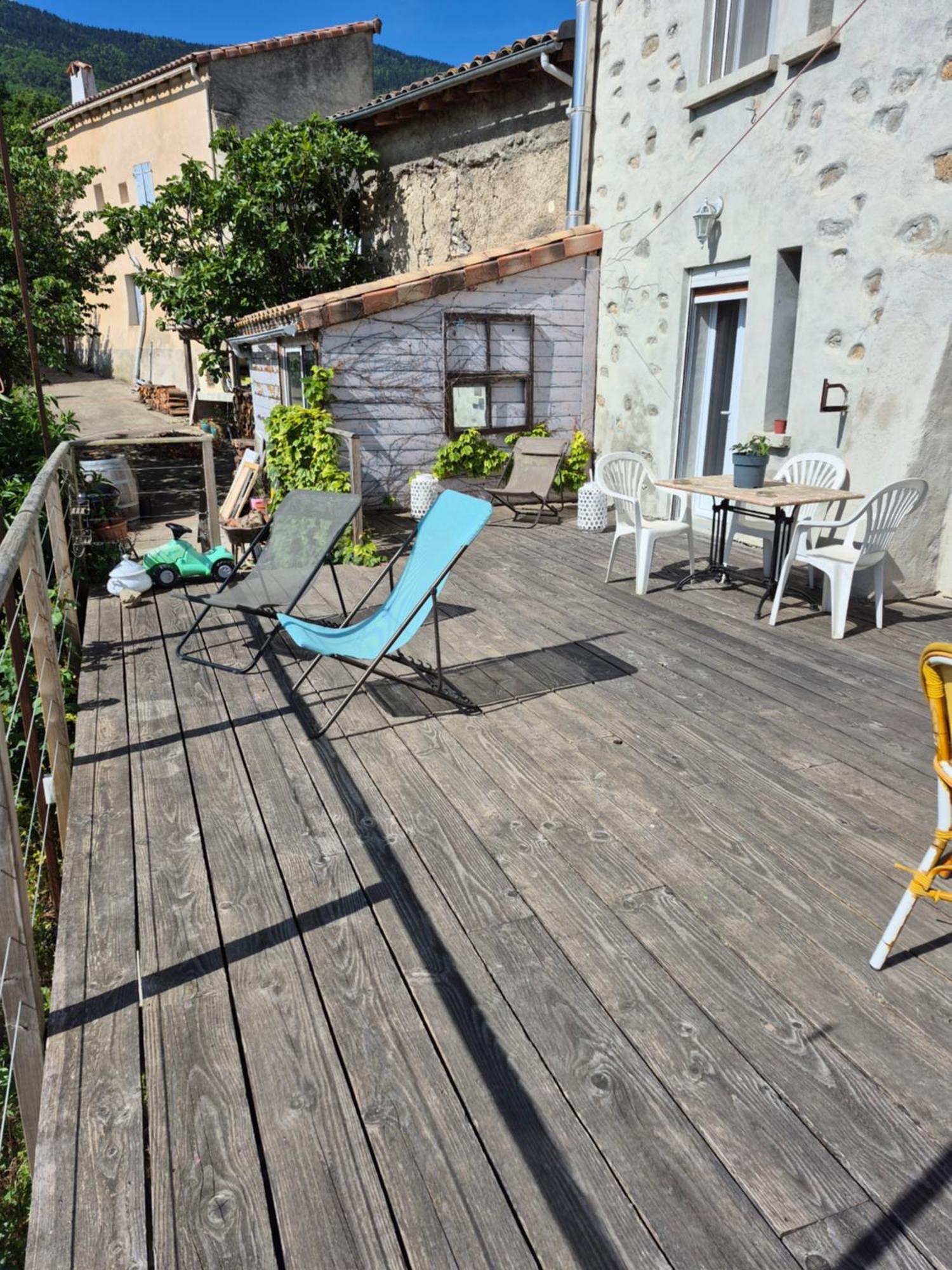 Grande Terrasse Avec Vue Entre Mediterranee Et Pays Cathare Cailla Exterior foto